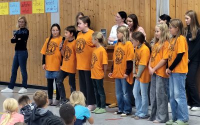 Erste Schulversammlung im neuen Schuljahr